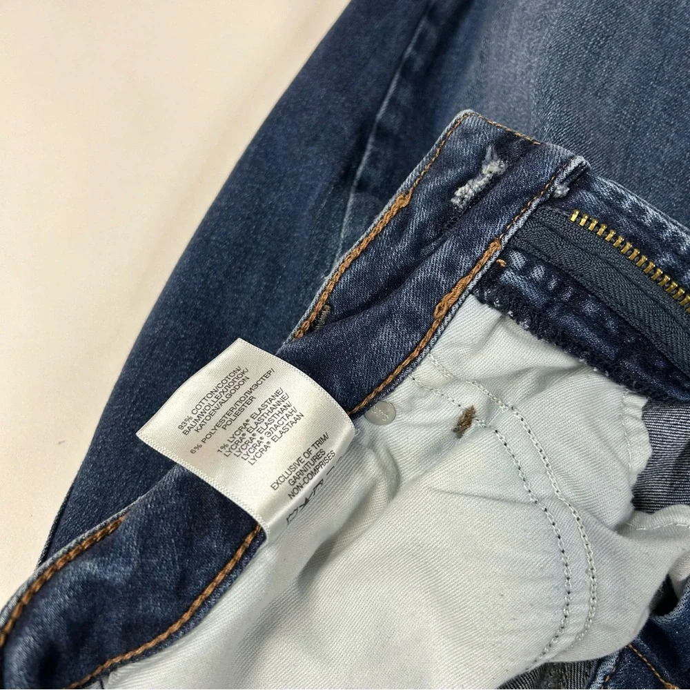 Silver Jeans Women’s Suki Skinny W29/L29 Dark Wash Distressed Blue Denim #1536 - Picture 13 of 14